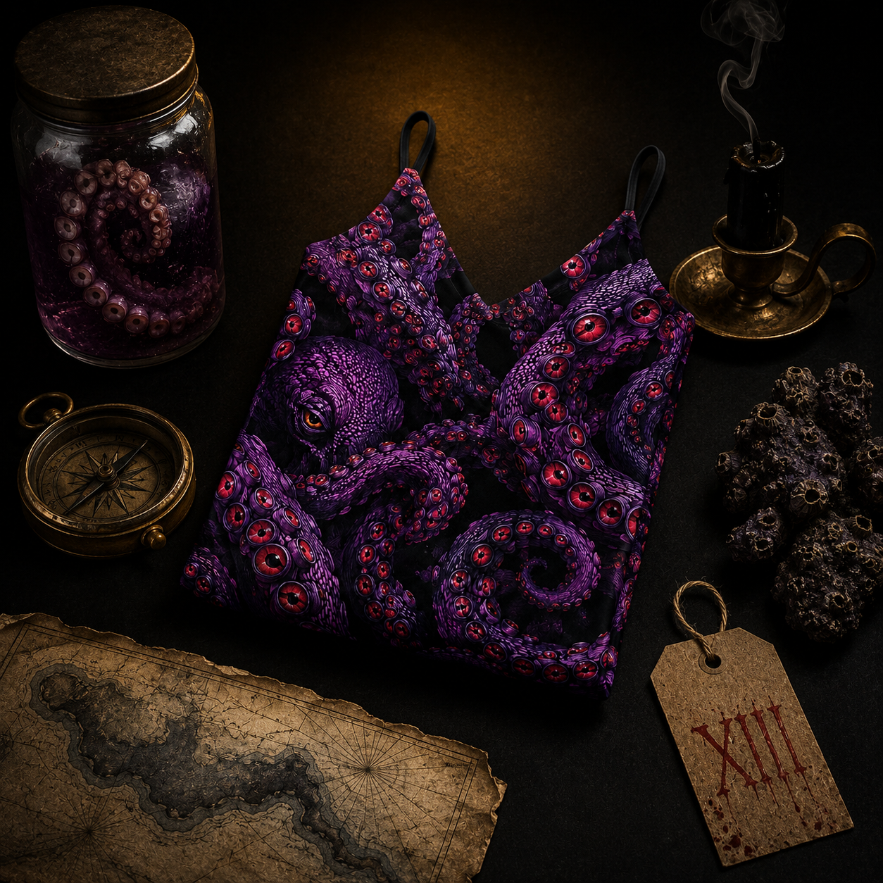 Violet Grasp — Eldritch Slip Dress