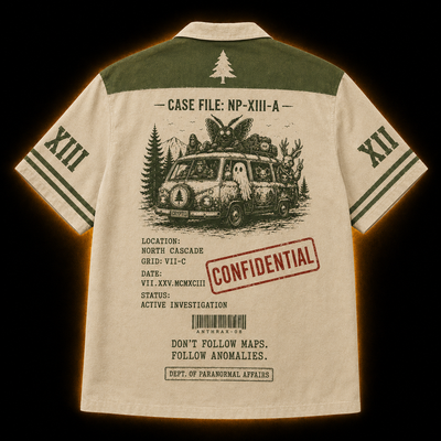 Cryptid Road Trip XIII — Don't Follow Maps Hawaiian Shirt