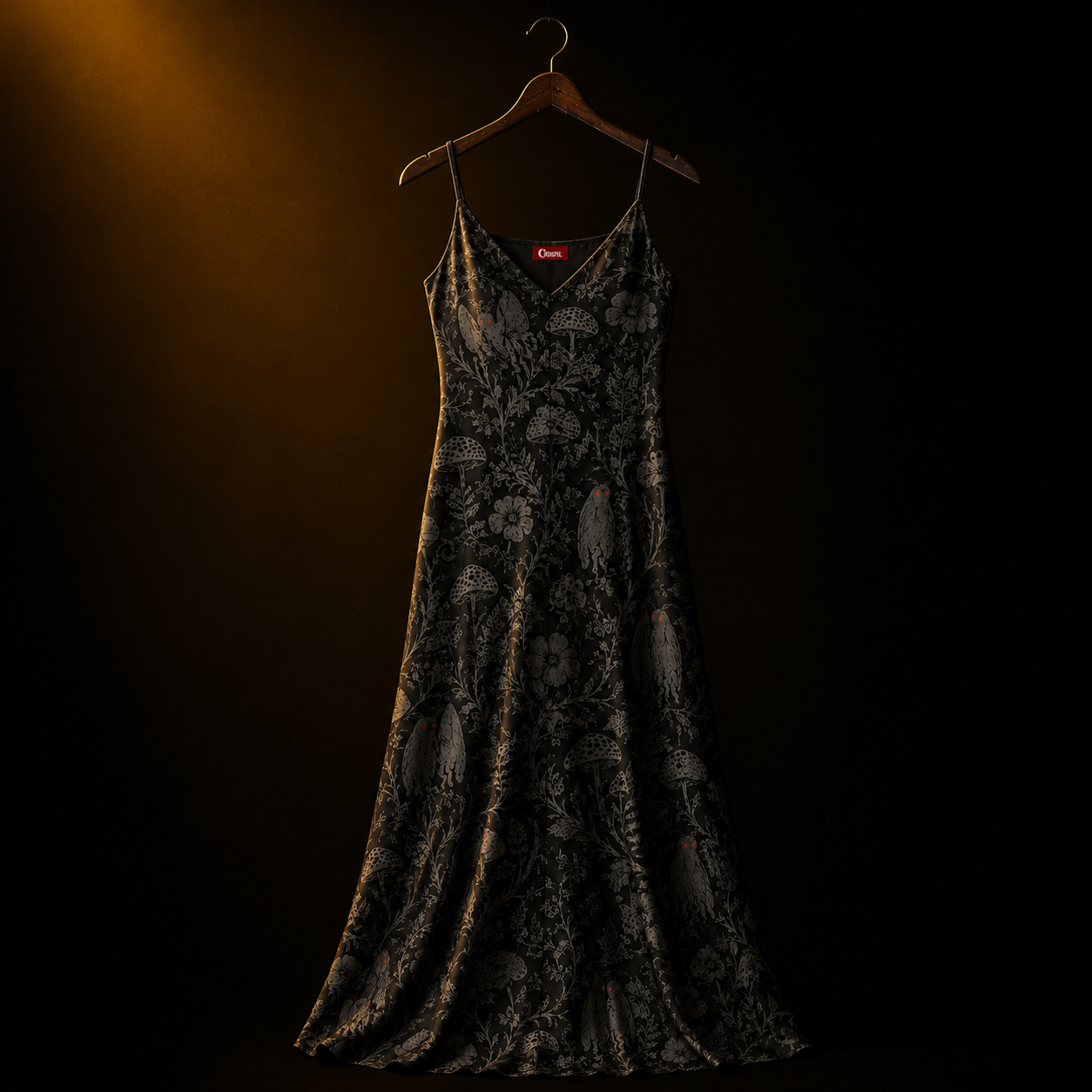 Toile de Cryptide — Witchy Botanical Slip Dress