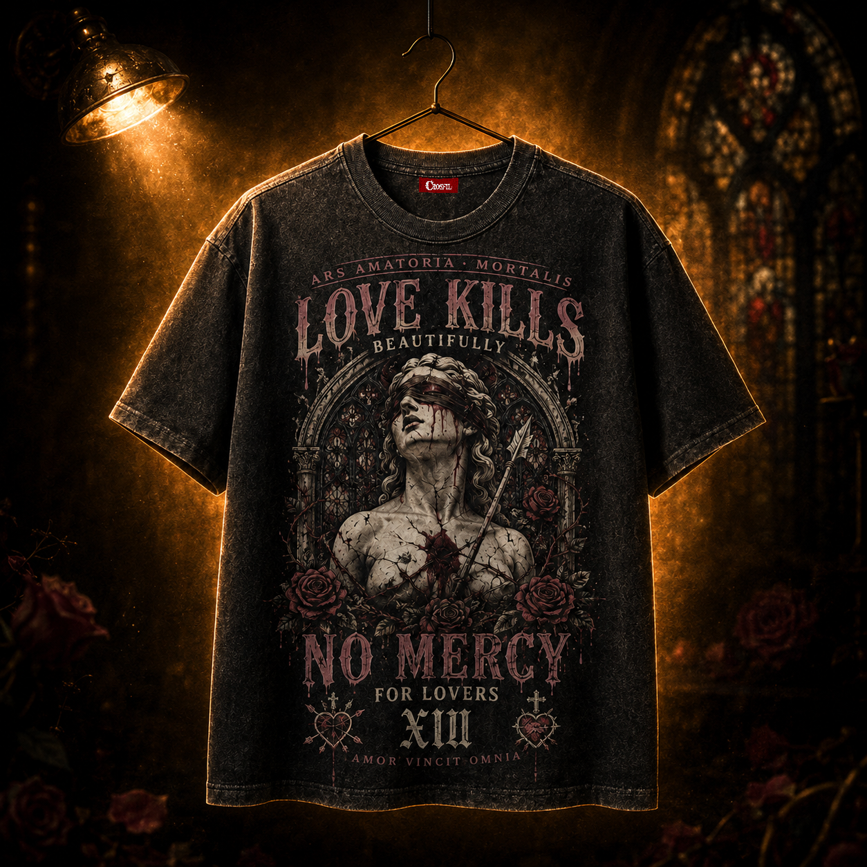 Love Kills Beautifully — No Mercy For Lovers T-Shirt
