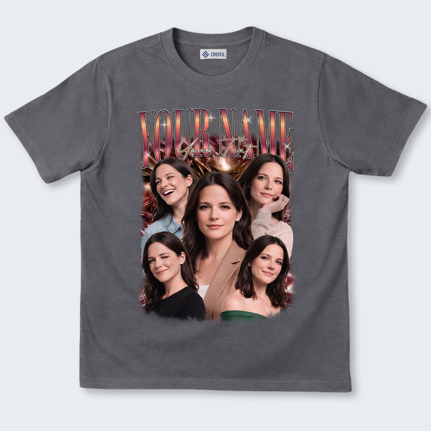 Name, Text, Face Custom Tee 01 - 260226