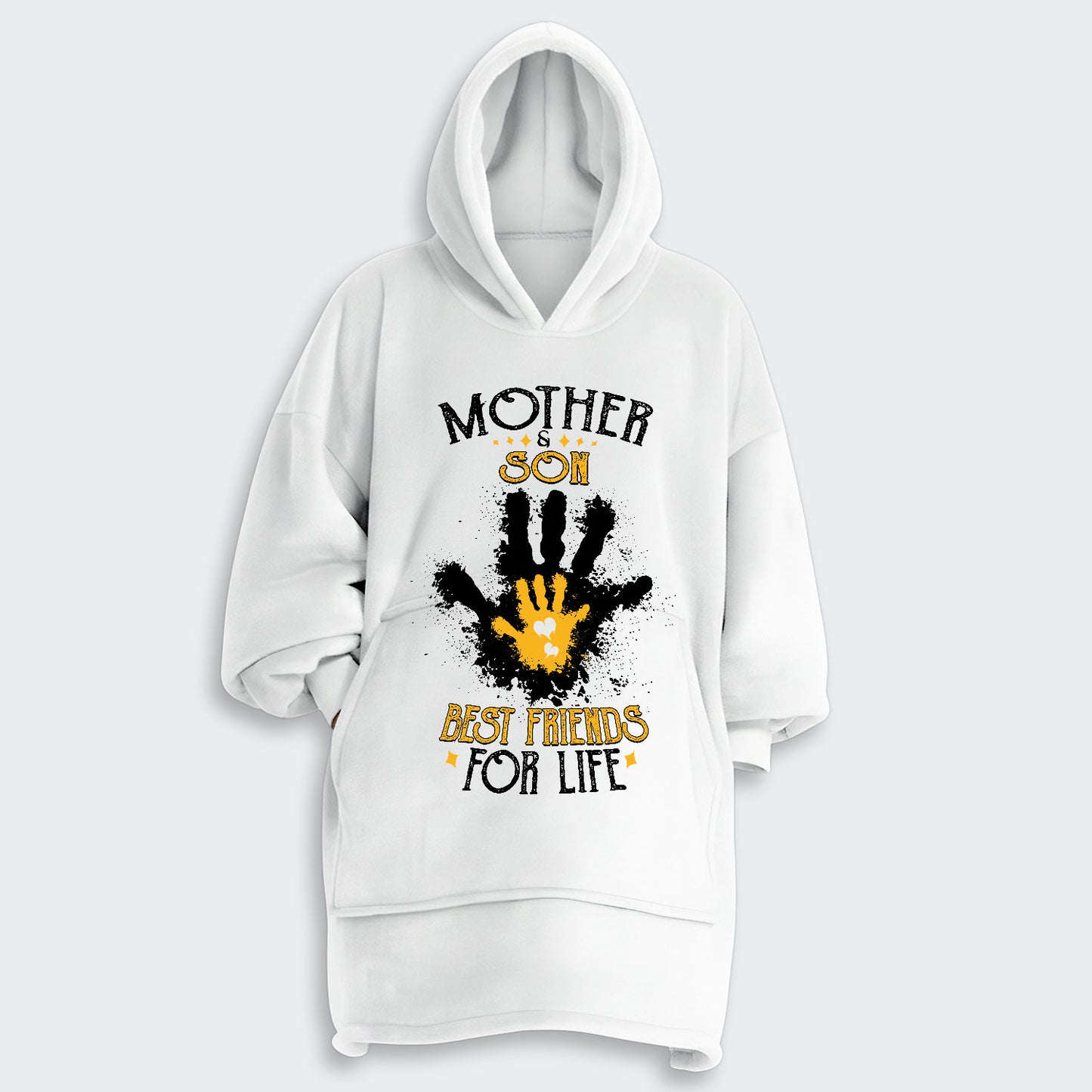 Mother & Son Best Friends For Life Hoodie Blanket 200126