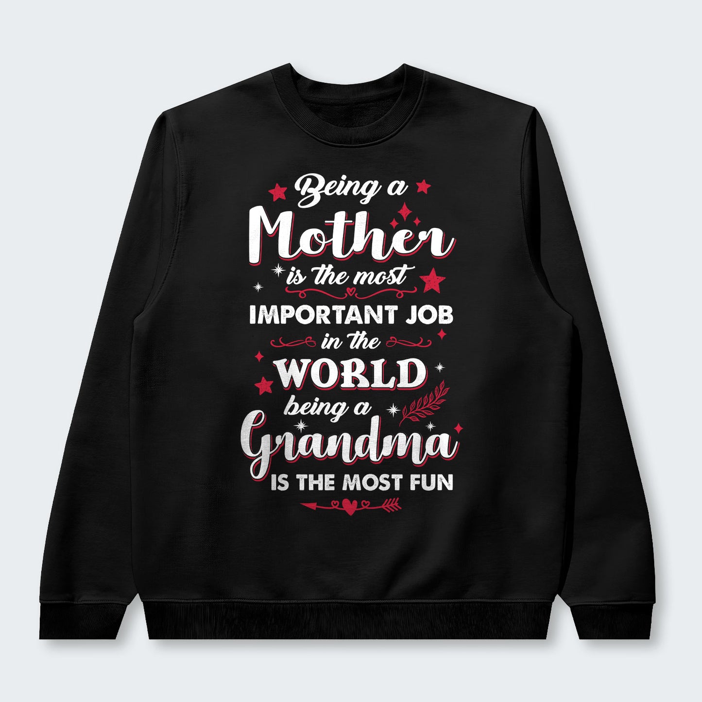 Being A Mother Is The Most Important Job In The World Sweater 080126