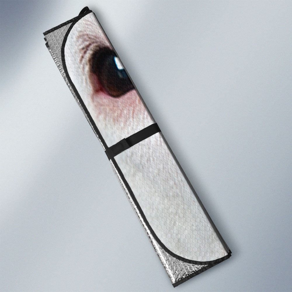 Bull Terrier Eyes Car Sun Shade 94