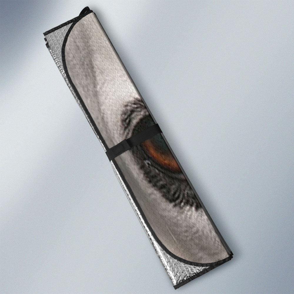 Dalmatian Eyes Car Sun Shade 94