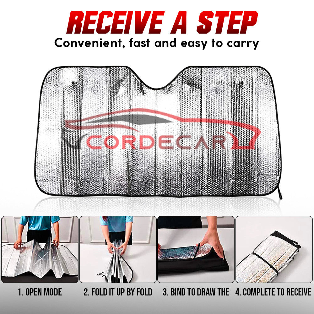 Patterdale Terrier Eyes Car Sun Shade 94