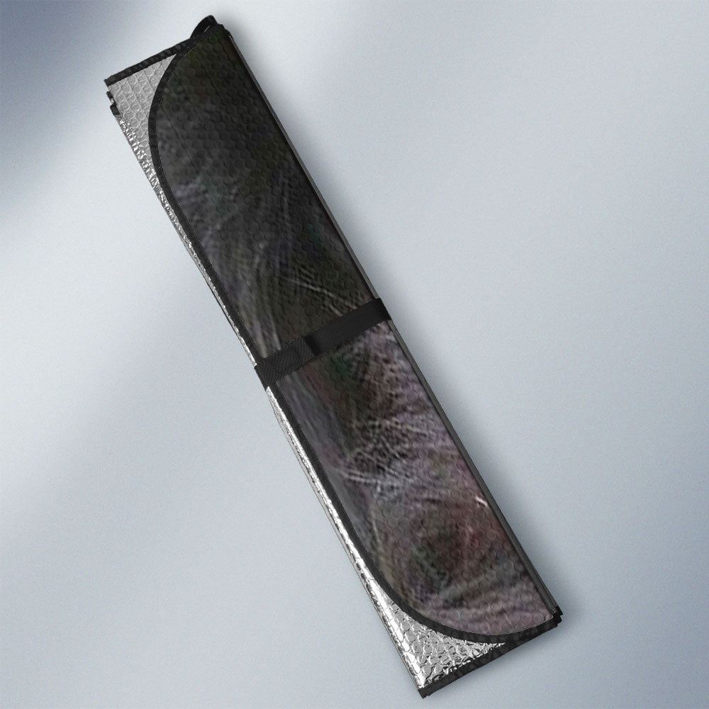 Black Maltipoo Eyes Car Sun Shade 94