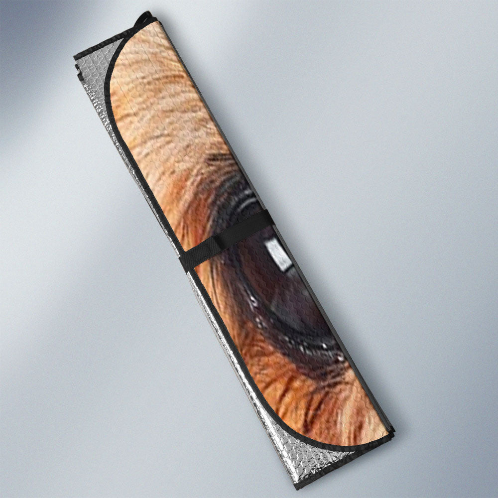 Brussels Griffon Eyes Car Sun Shade 94