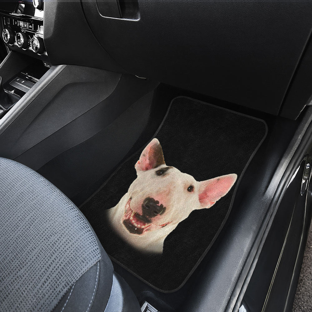 Bull Terrier Dog Cute Face Car Floor Mats 118