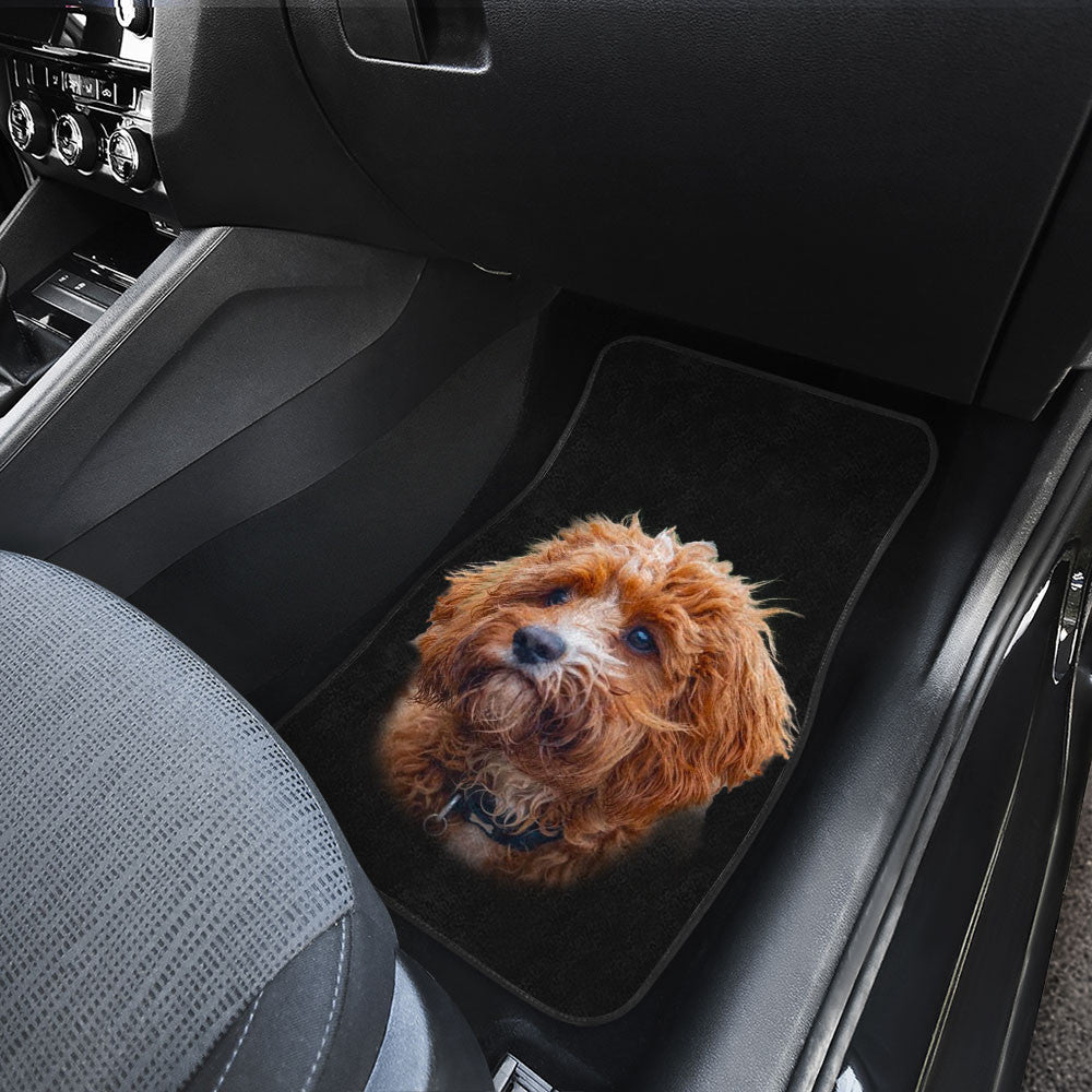 Cavapoo Dog Cute Face Car Floor Mats 118