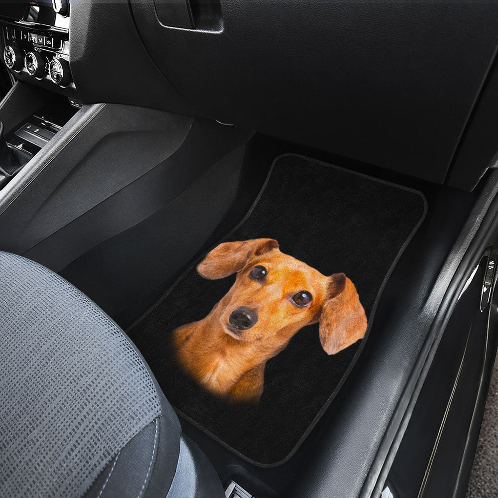 Dachshund Cute Face Car Floor Mats 118