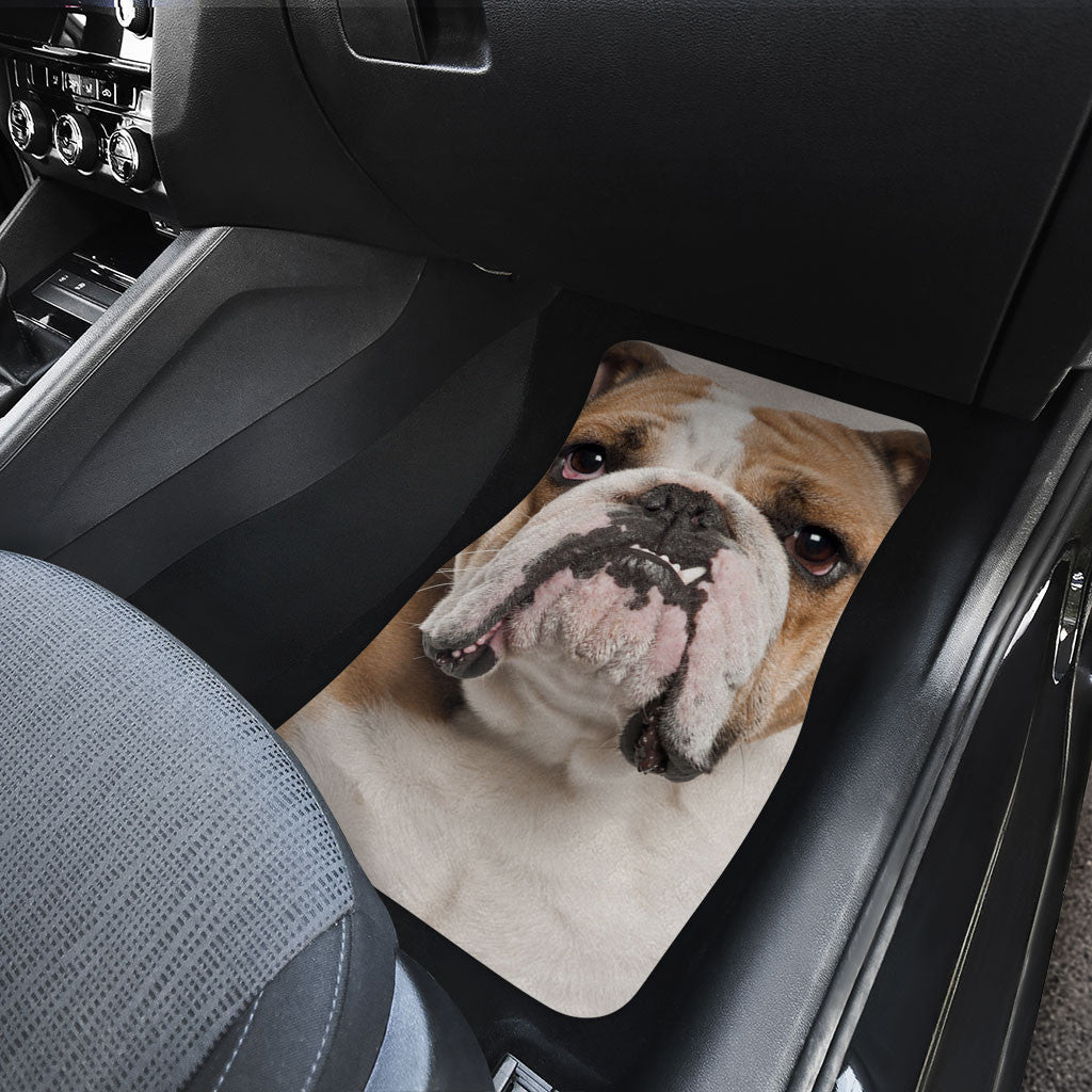 Bulldog Funny Face Car Floor Mats 119