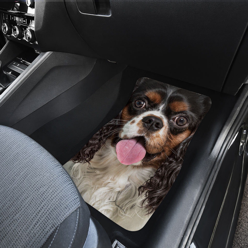 Cavalier King Charles Spaniel Dog Funny Face Car Floor Mats 119