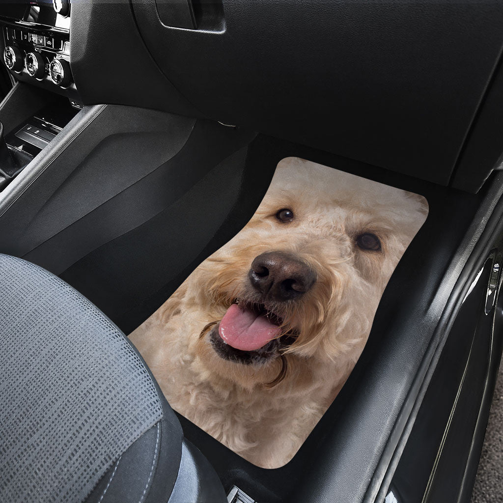 Goldendoodle Dog Funny Face Car Floor Mats 119