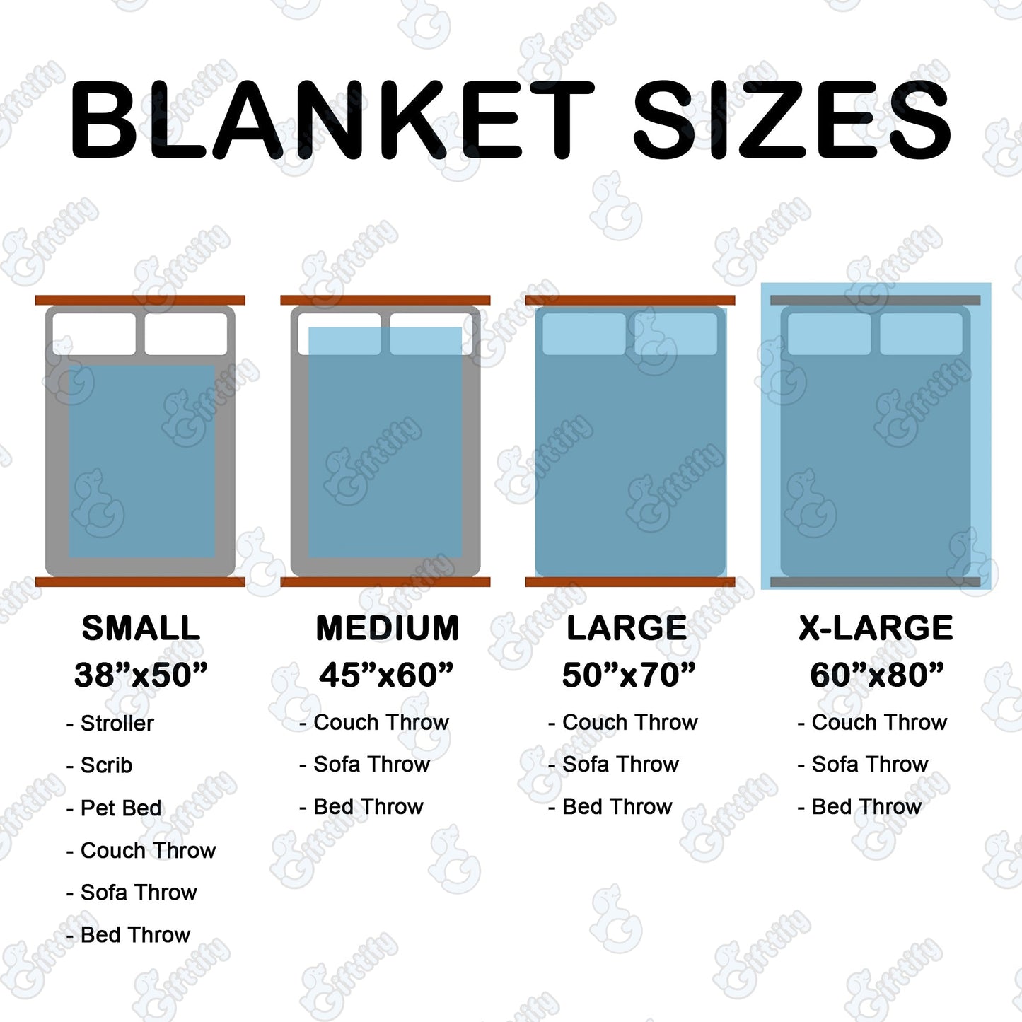 Borzoi Full Face Blanket