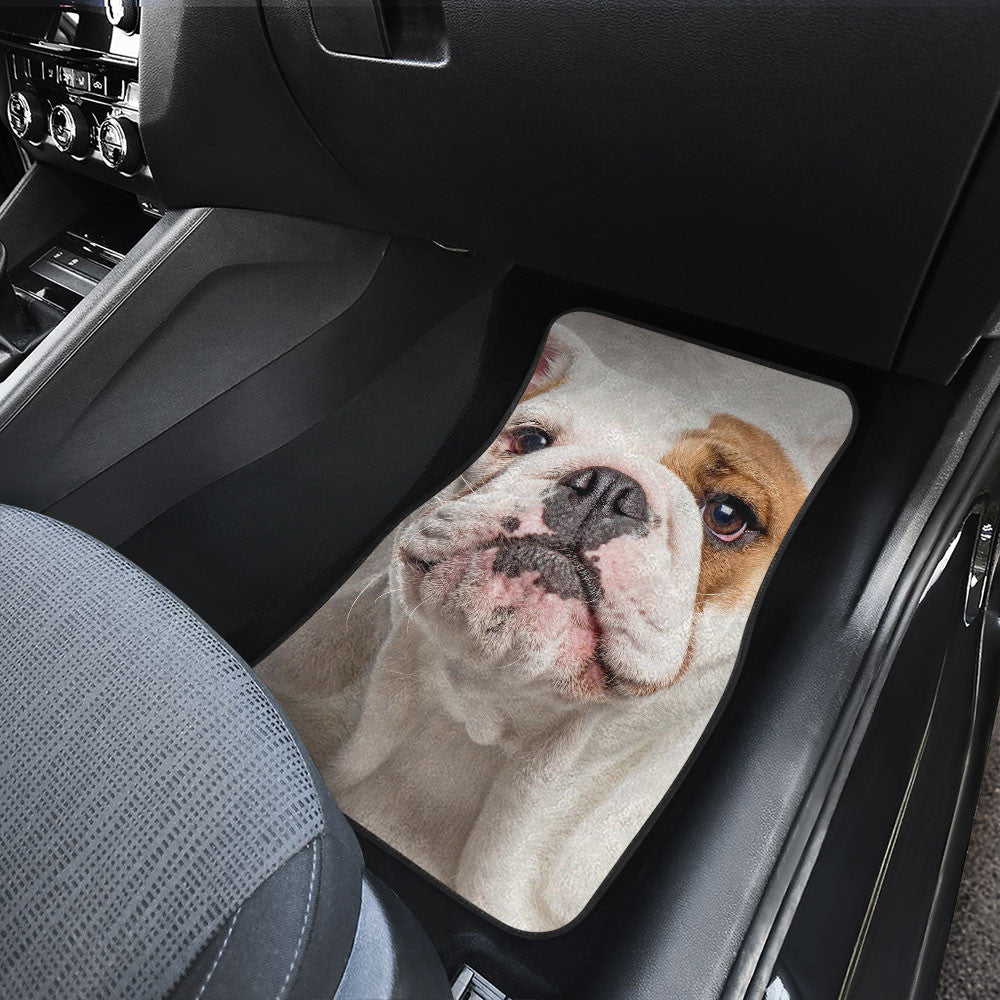 English Bulldog Funny Face Car Floor Mats 119