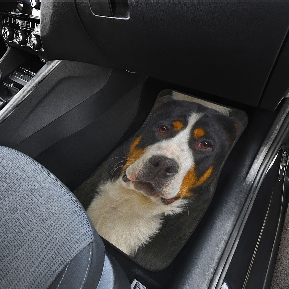 Greater Swiss Mountain Dog Funny Face Car Floor Mats 119
