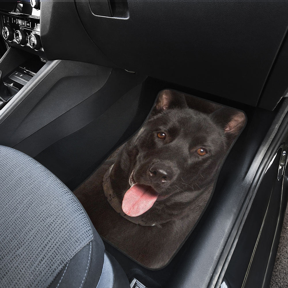 Karelian Bear Dog Funny Face Car Floor Mats 119