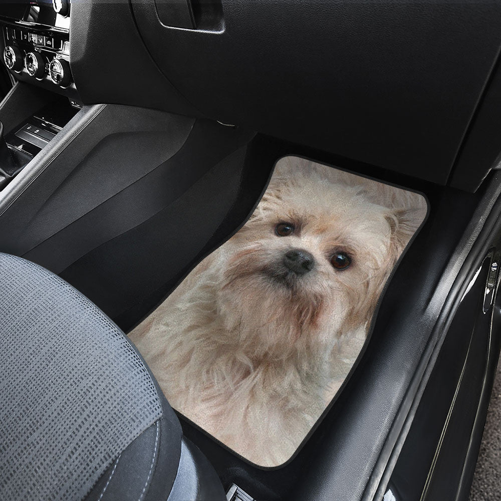 Little lion dog Funny Face Car Floor Mats 119