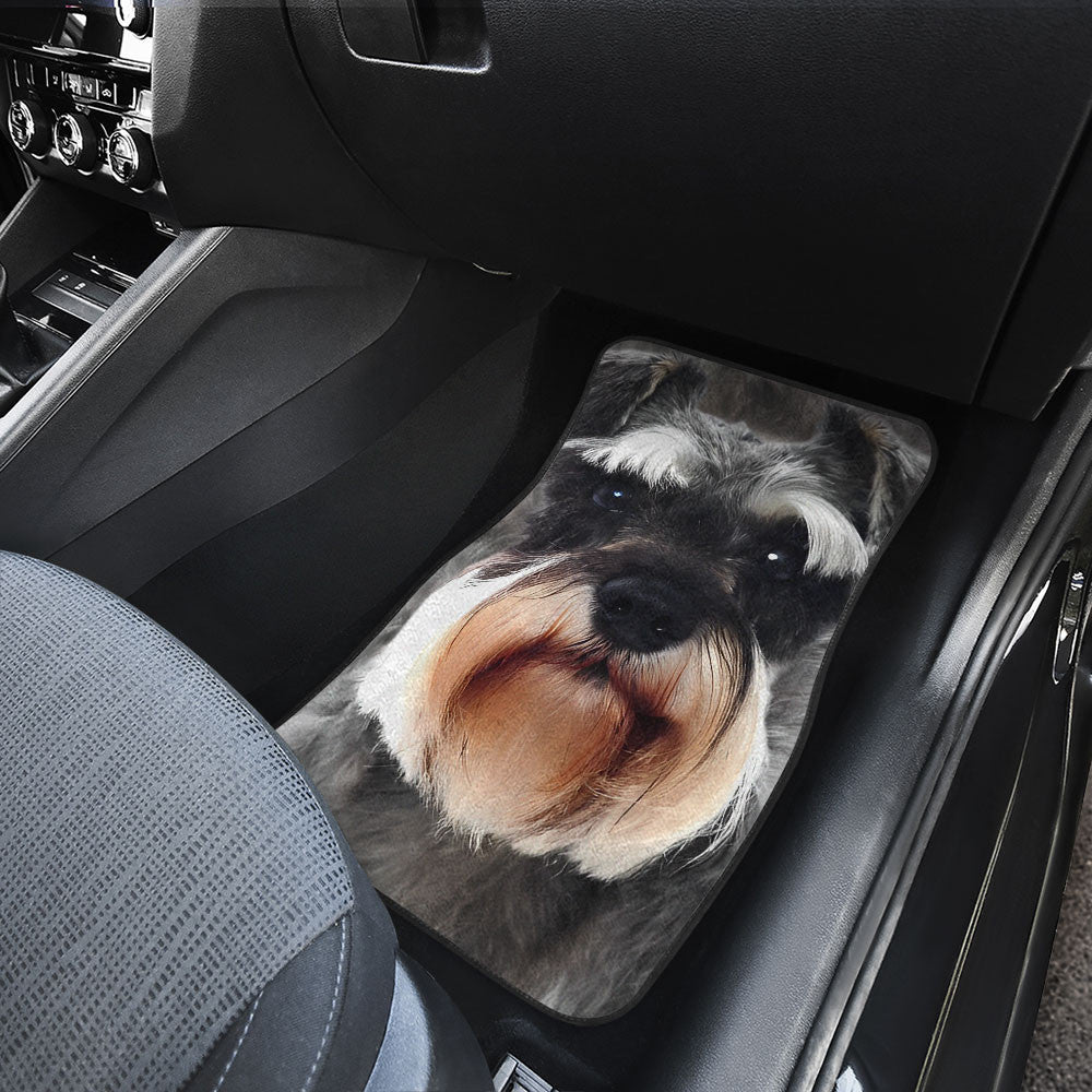 Miniature Schnauzer Funny Face Car Floor Mats 119