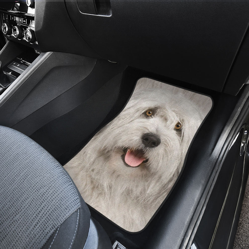 Old English Sheepdog Funny Face Car Floor Mats 119