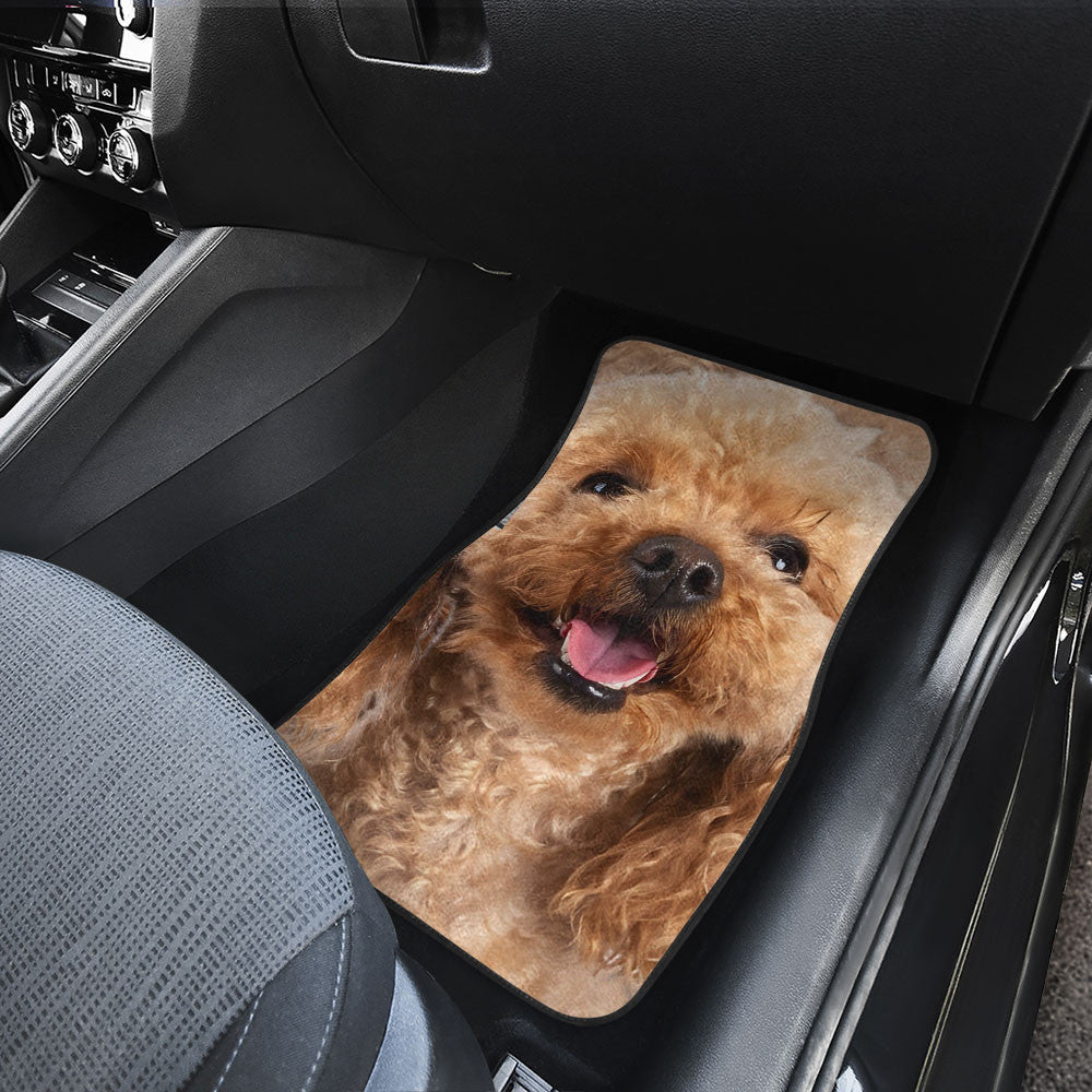 Poodle Dog Funny Face Car Floor Mats 119