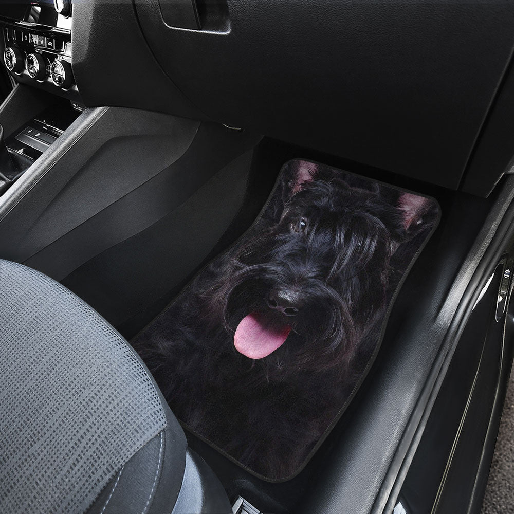Scottish Terrier Funny Face Car Floor Mats 119