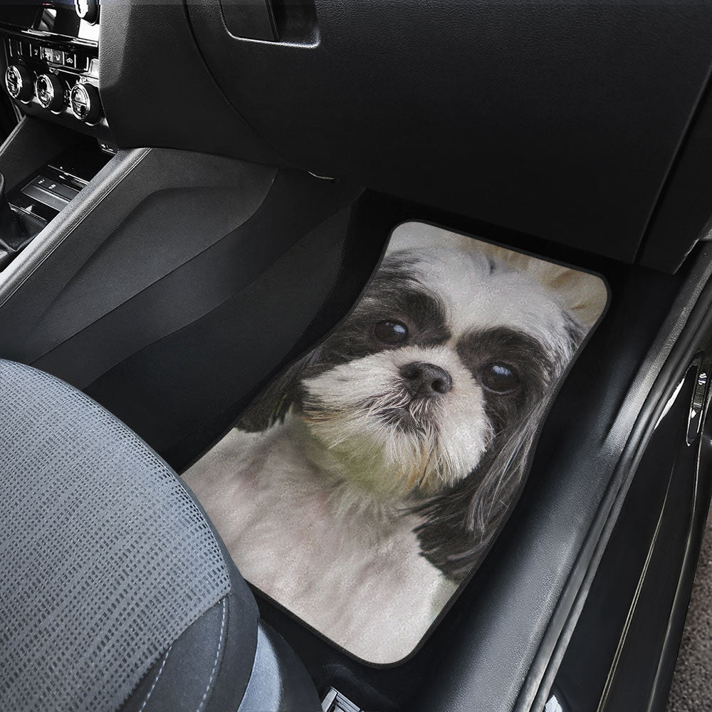 Shih Tzu Funny Face Car Floor Mats 119