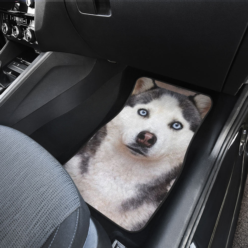 Siberian Husky Funny Face Car Floor Mats 119