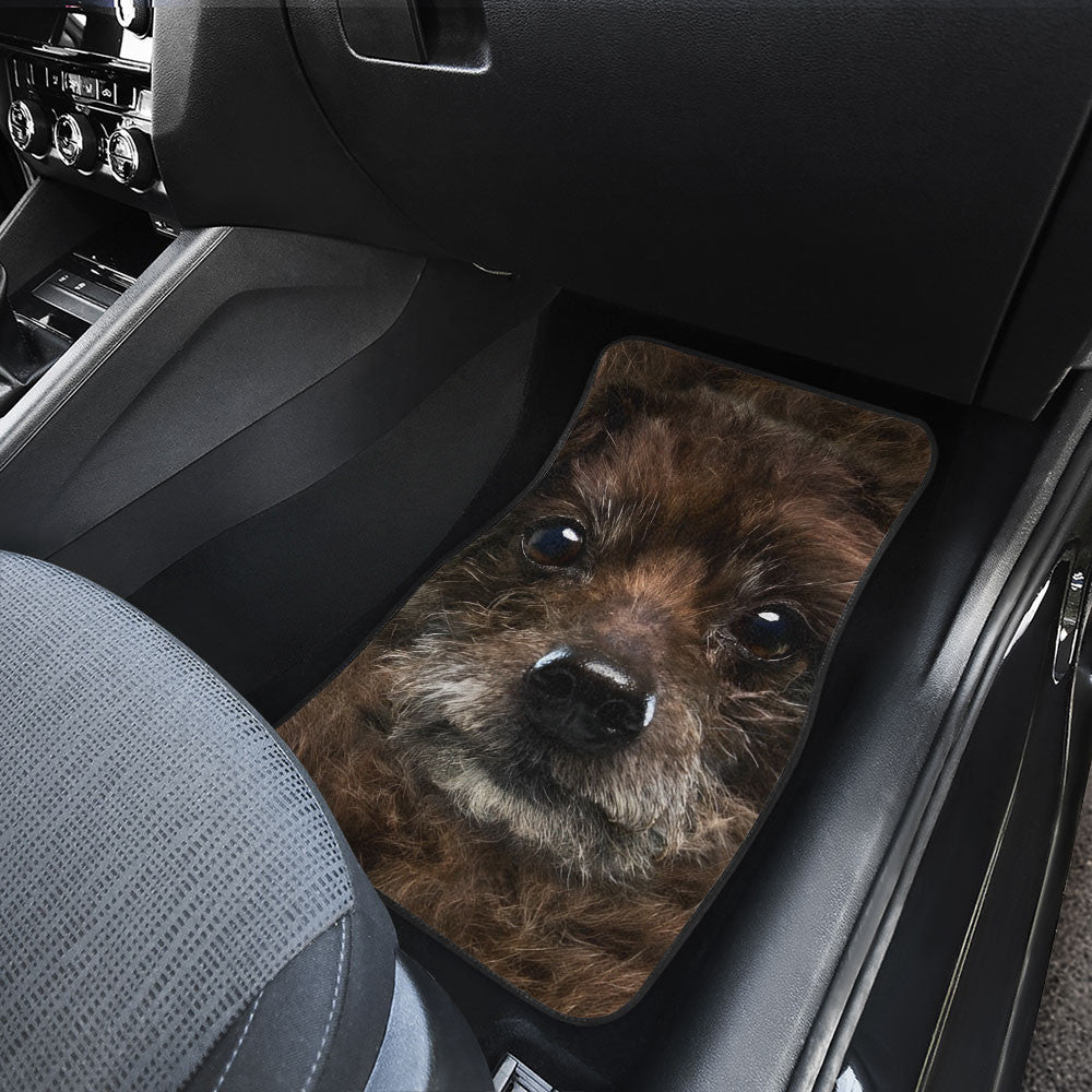 Yorkie-Poo Funny Face Car Floor Mats 119