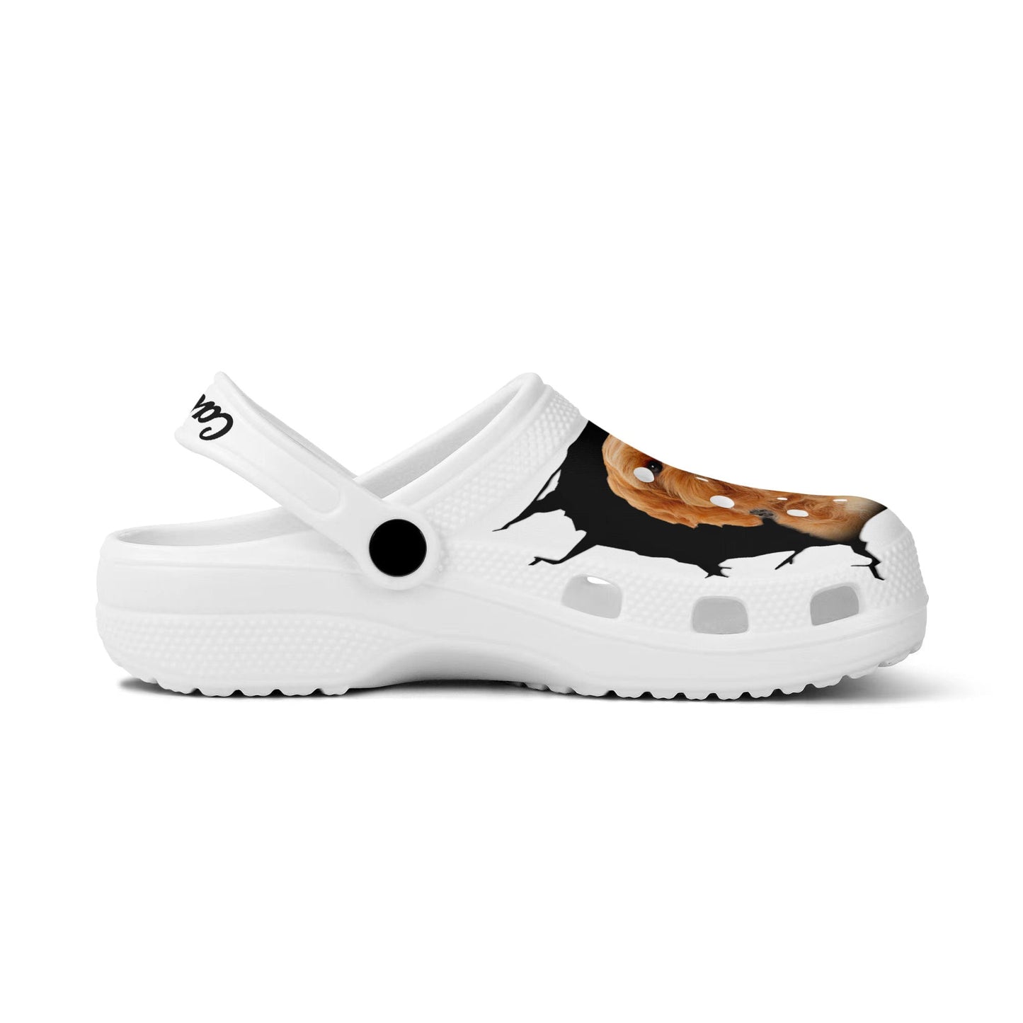 Cavapoo - 3D Graphic Custom Name Crocs Shoes