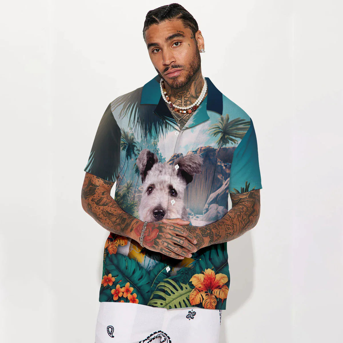 Pumi Dog - 3D Tropical Hawaiian Shirt