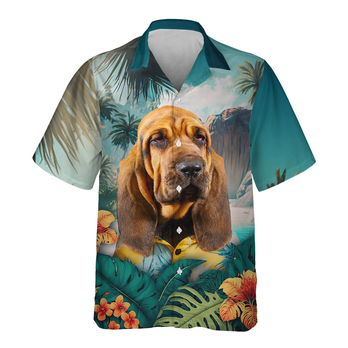 Bloodhound - 3D Tropical Hawaiian Shirt