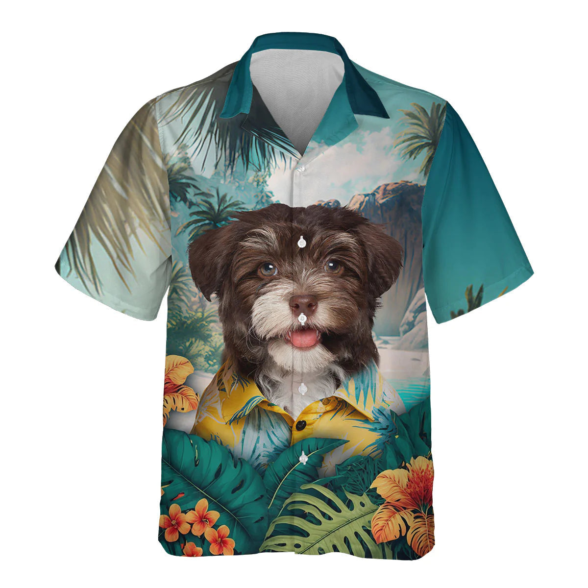 Havanese - 3D Tropical Hawaiian Shirt