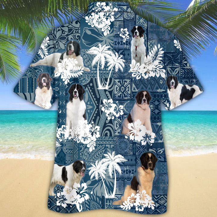 Landseer Newfoundland Hawaiian Shirt TD01