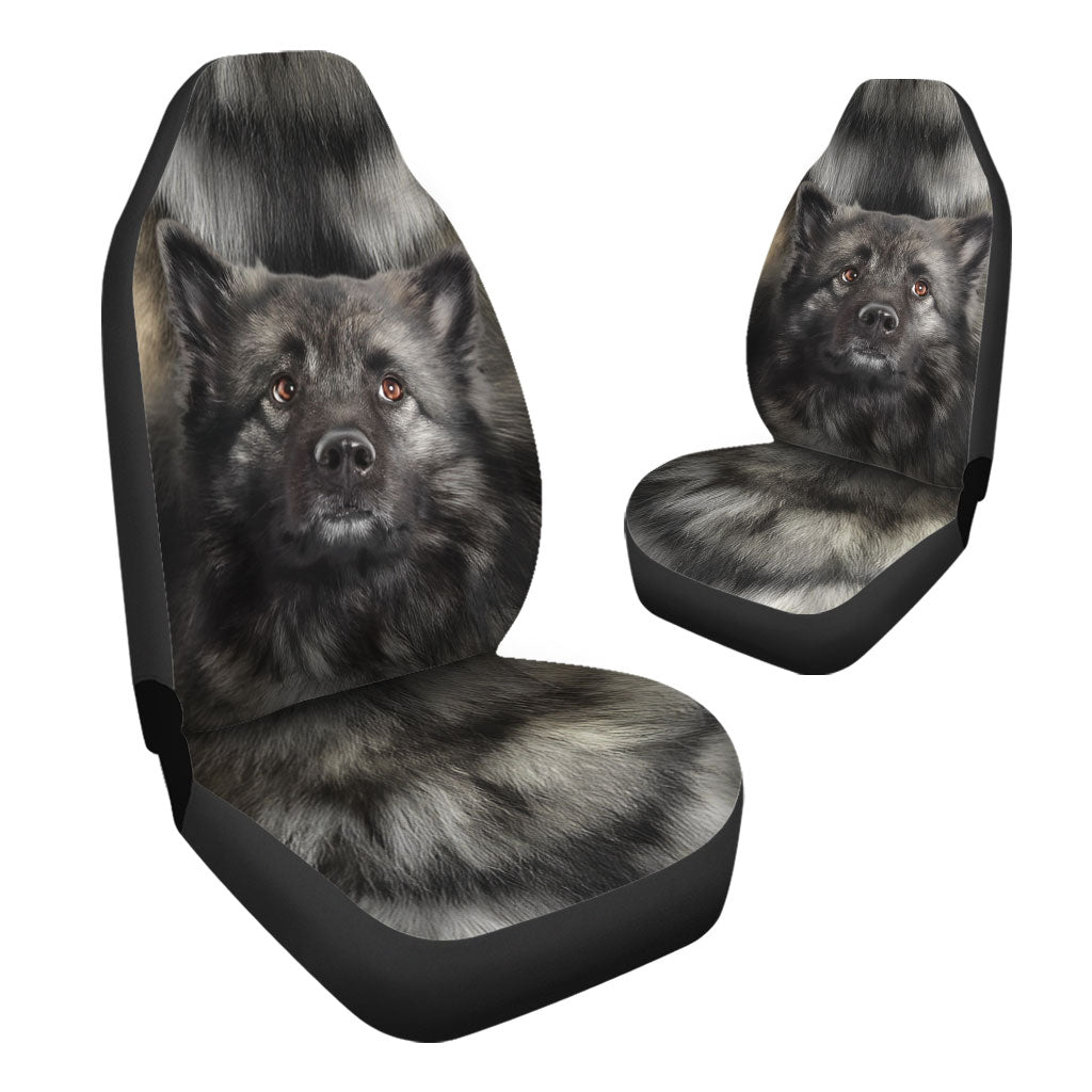 Keeshound Face Car Seat Covers 120
