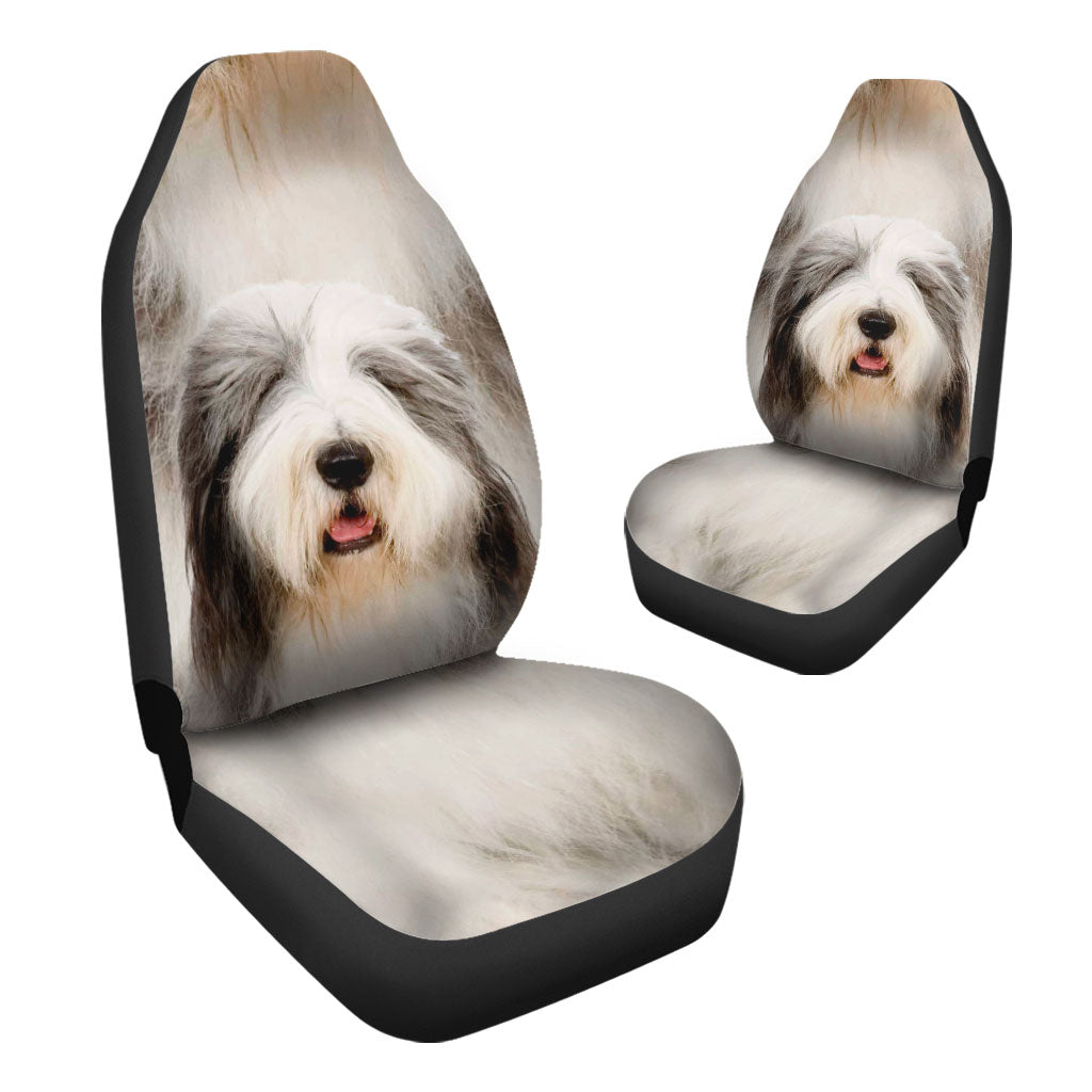 Old English Sheepdog Face Car Seat Covers 120