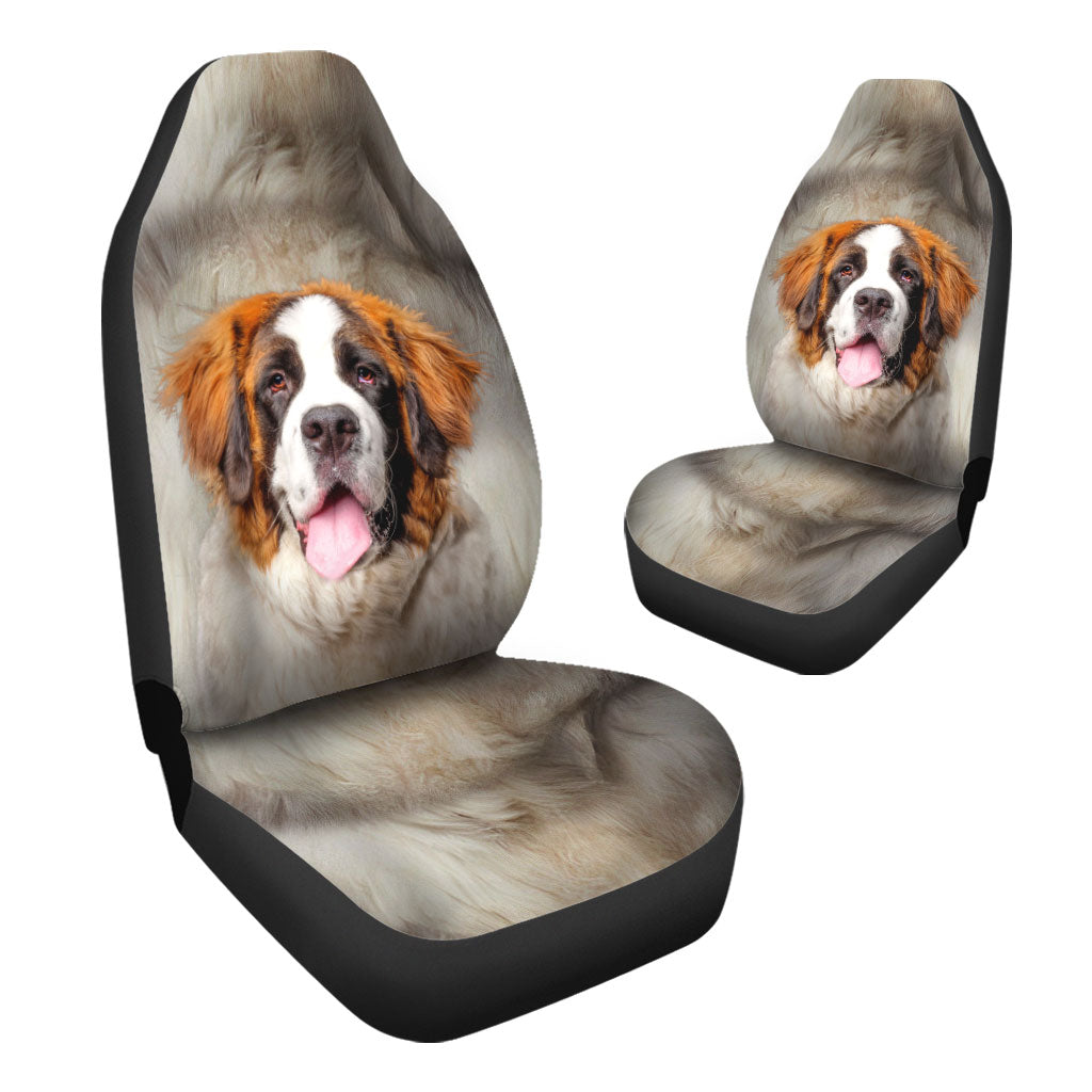 Saint Bernard Face Car Seat Covers 120