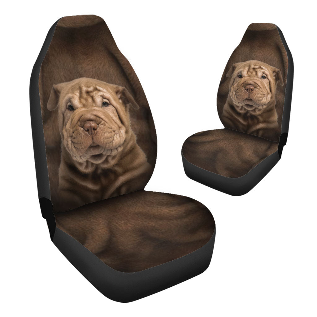 Shar Pei Face Car Seat Covers 120