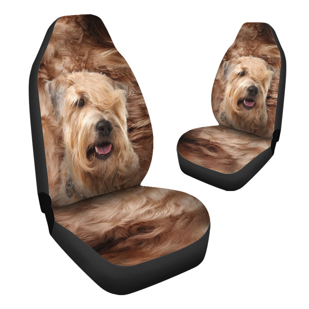 Soft-coated Wheaten Terrier Face Car Seat Covers 120