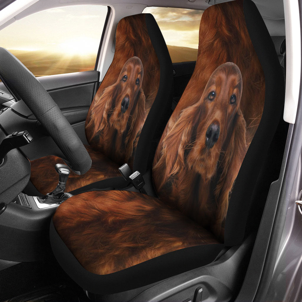 Irish Setter Face Car Seat Covers 120