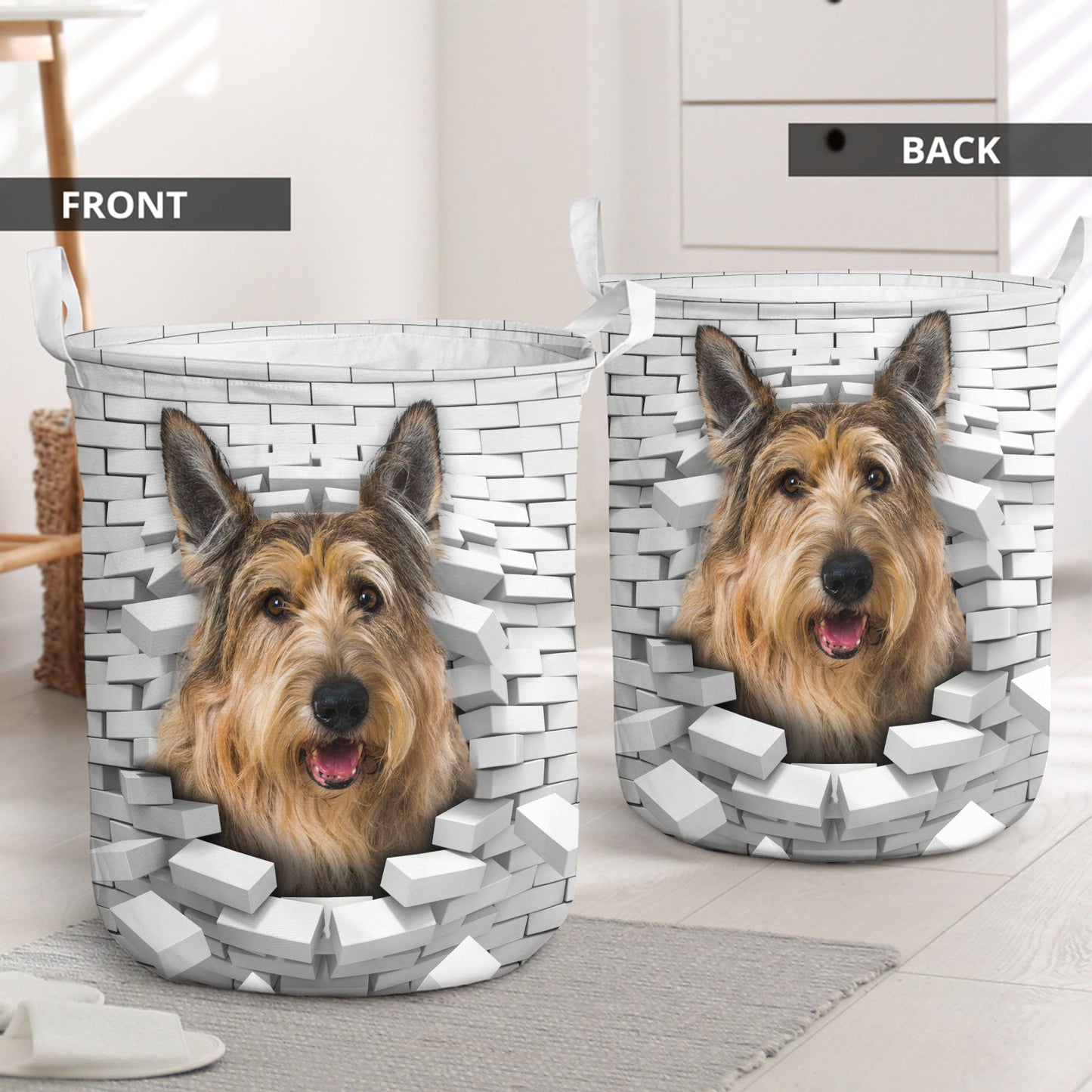 Berger Picard - In The Hole Of Wall Pattern Laundry Basket