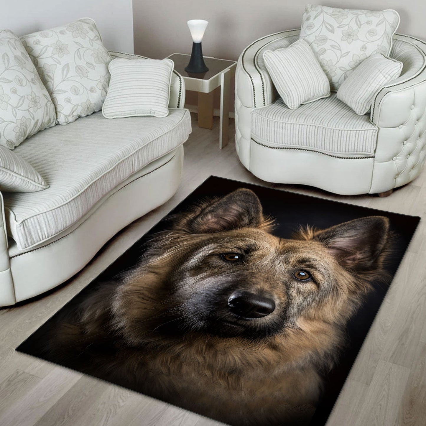 Berger Picard 3D Portrait Area Rug