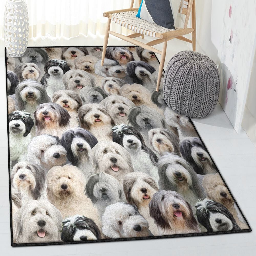 Old English Sheepdog Area Rug
