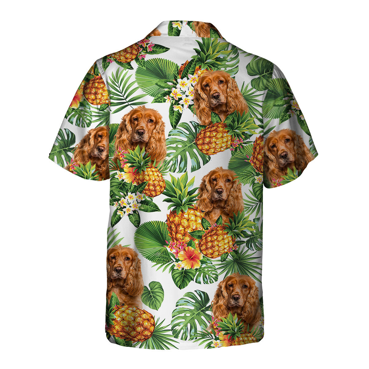 Cocker Spaniel - Tropical Pattern Hawaiian Shirt