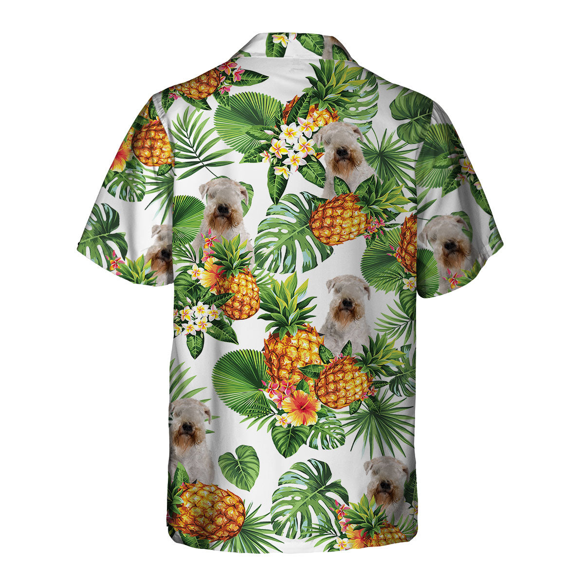 Soft-coated Wheaten Terrier - Tropical Pattern Hawaiian Shirt