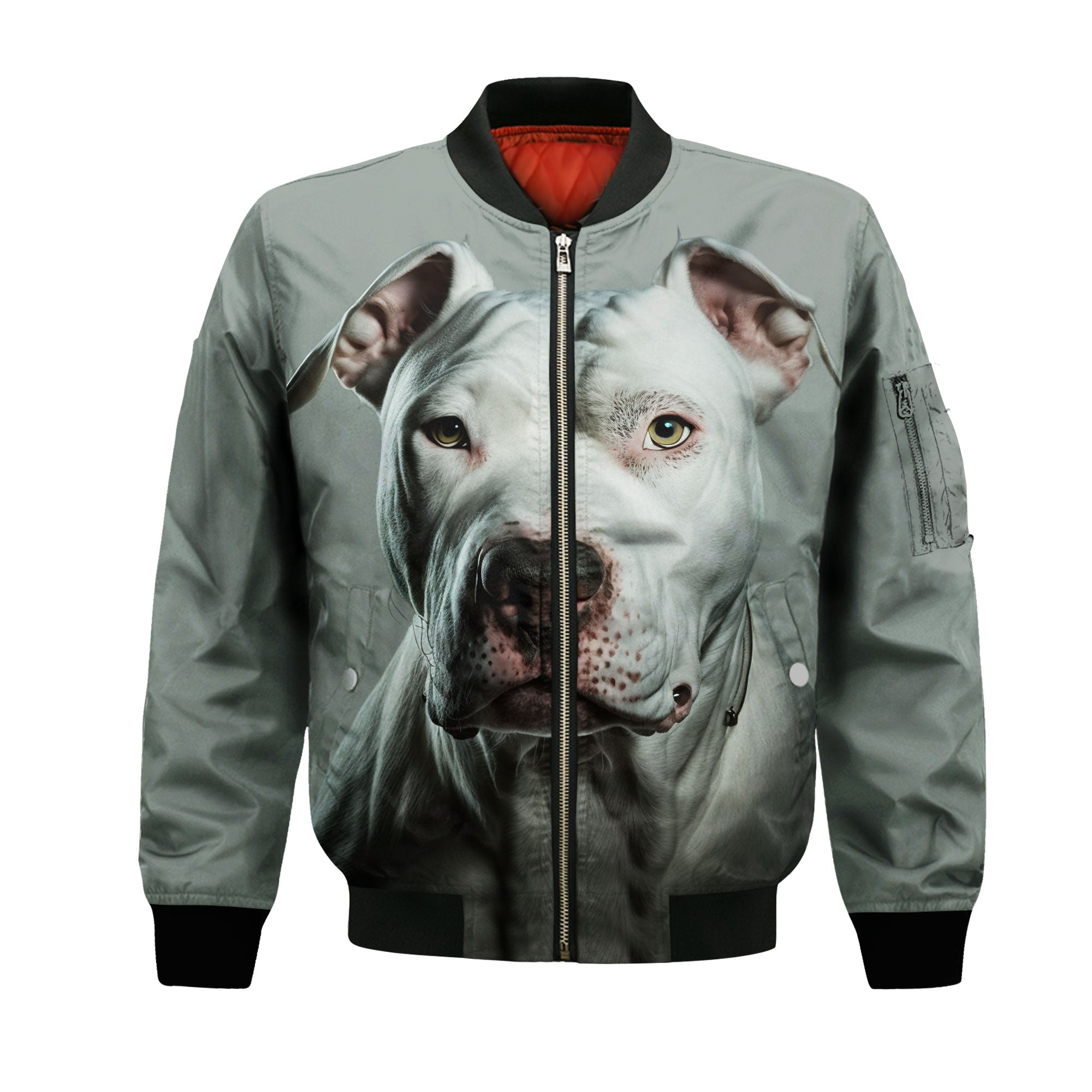 Dogo Argentino Ai - Unisex 3d Graphic Bomber Jacket – Crosfil Store