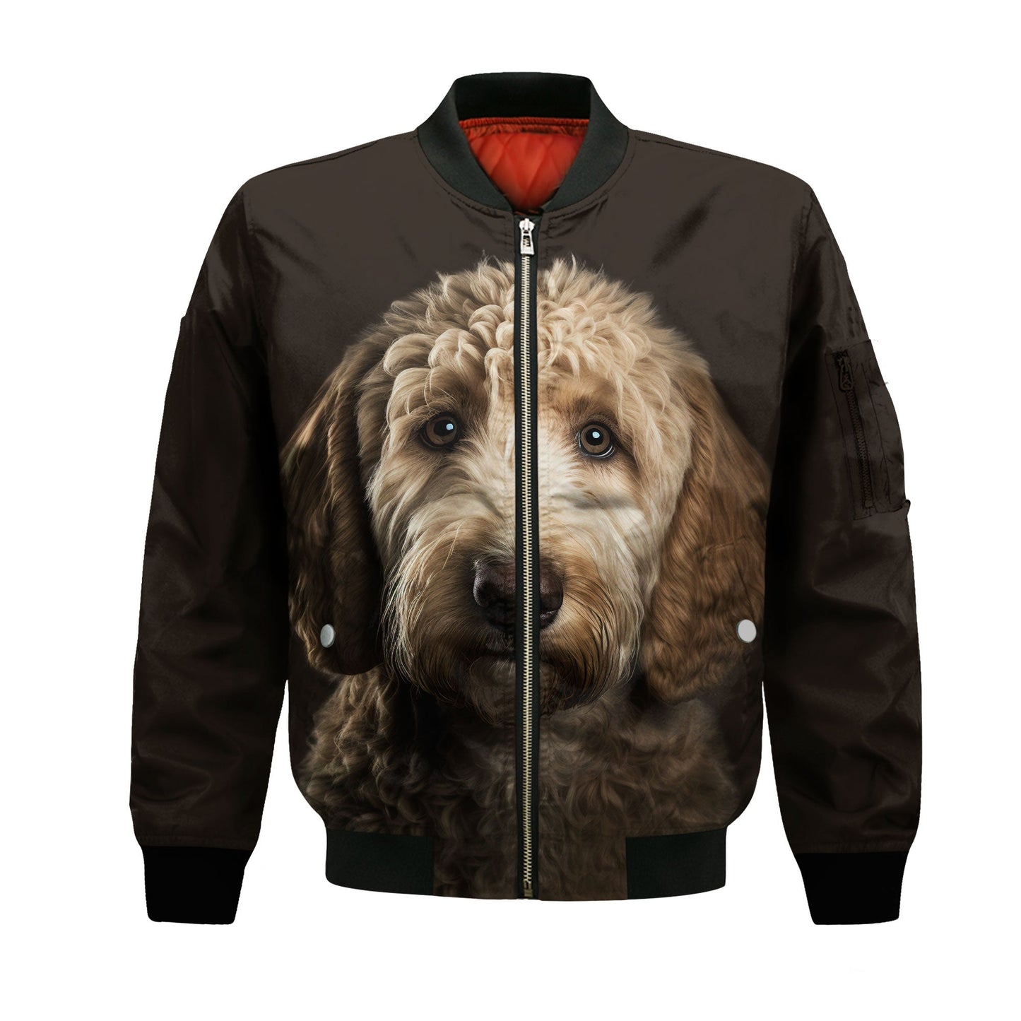 Goldendoodle AI - Unisex 3D Graphic Bomber Jacket