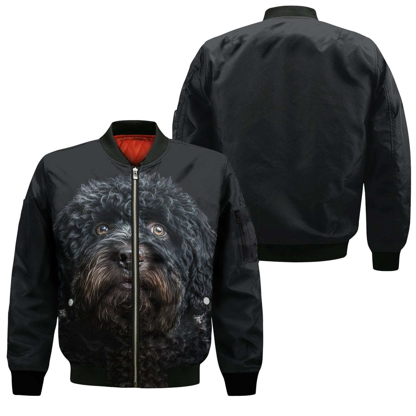 Barbet AI - Unisex 3D Graphic Bomber Jacket