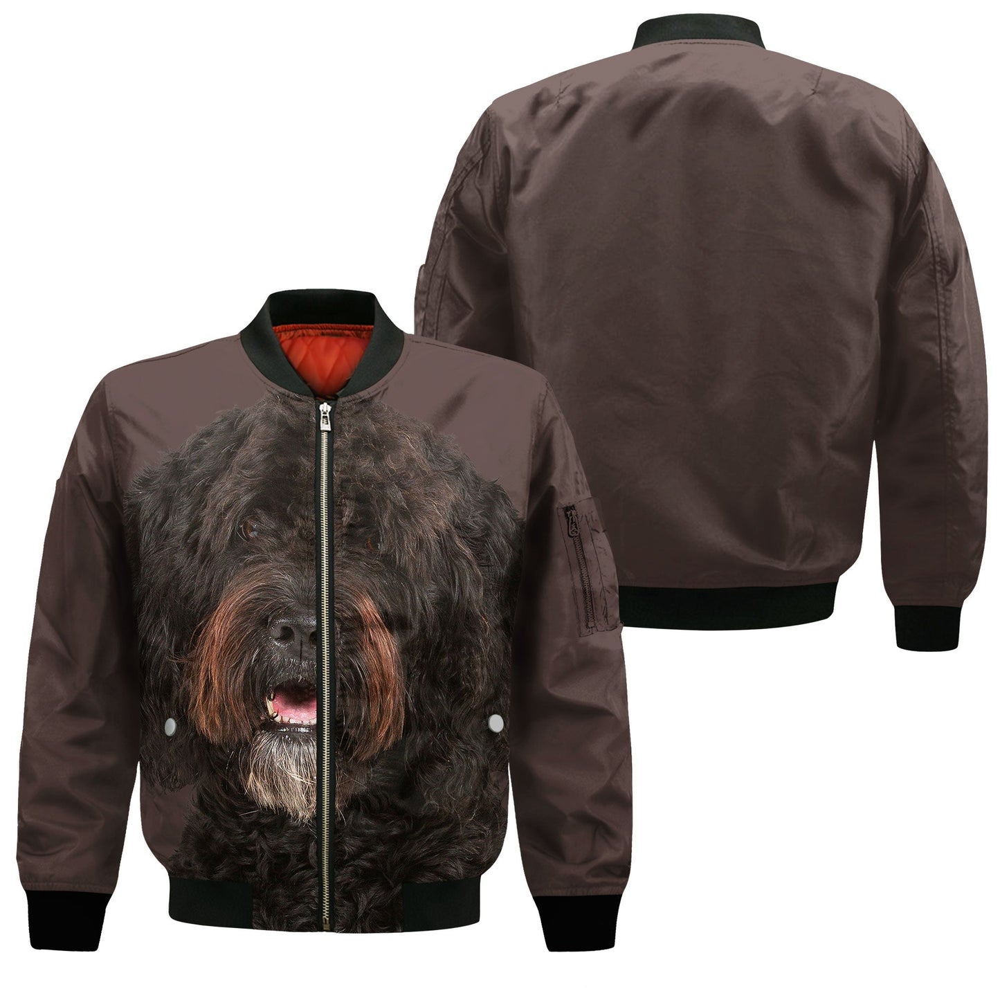 Barbet - Unisex 3D Graphic Bomber Jacket